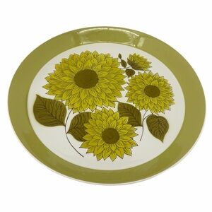 Vintage Mikasa Duplex Dahlia Dinner Plate Ben Seibel Japan Sunflower Mid Century